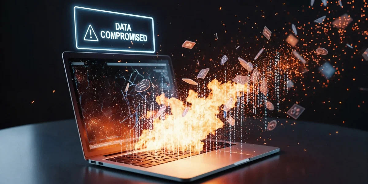 Cost of a data breach causing financial loss and reputational damage to businesses